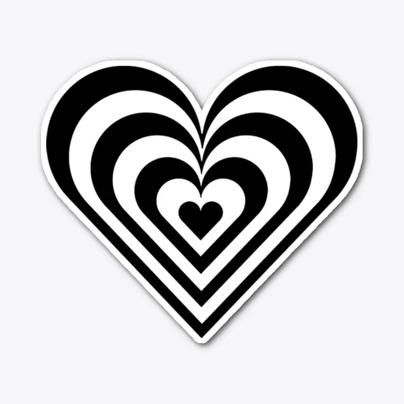 Striped Heart